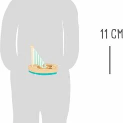 Small Foot Company Small Foot Zeilbootjes Junior Hout/textiel Naturel 3 Stuks -Aanbiedingen badspeelgoed Winkel 413x840 2