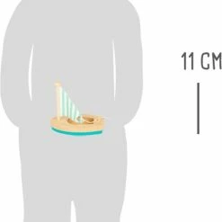 Small Foot Company Small Foot Zeilbootjes Junior Hout/textiel Naturel 3 Stuks -Aanbiedingen badspeelgoed Winkel 413x840 3