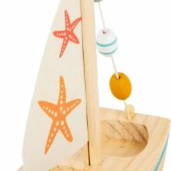 Small Foot Company Small Foot Zeilbootje Zeester Junior 17 X 8,5 Cm Hout/textiel -Aanbiedingen badspeelgoed Winkel 438x840 1