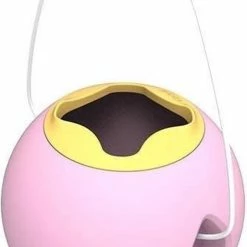 Quut Mini Ballo Banana Pink Strand Emmer - Bad Strand Speelgoed Meisje - Cadeau 1 Jaar | 2 Jaar | 3 Jaar | 4 Jaar | 5 Jaar - Geel Roze - 1,70 Liter