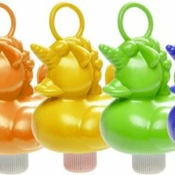 LG-Imports Set Van 5x Stuks Eenhoorn Badeendjes Badspeelgoed 12 Cm
