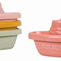 Little Dutch 4 Bad Bootjes Set Roze - Meerkleurig -Aanbiedingen badspeelgoed Winkel 550x261