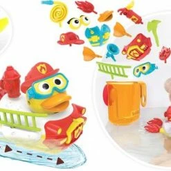 Yookidoo Badspeelgoed Create A Firefighter Brandweerman -Aanbiedingen badspeelgoed Winkel 550x282 2