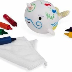 Janod - Janod Narwal Om Te Kleuren -Aanbiedingen badspeelgoed Winkel 550x293
