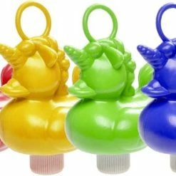 LG-Imports Set Van 4x Stuks Eenhoorn Badeendjes Badspeelgoed 15 Cm