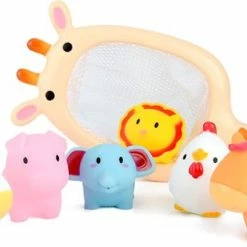 Happyshopper Visnetje Badspeelgoed Giraffe - Badspeeltjes - Water Speelgoed - Jongen - Meisje - Met Diertjes
