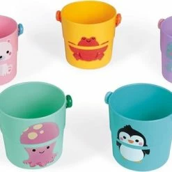 Badspeelgoed 5 Emmertjes - Janod -Aanbiedingen badspeelgoed Winkel 550x331 1