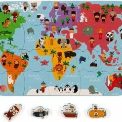 Janod - Badspeelgoed Wereldkaart