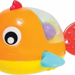 Playgro Paddellend Badvisje - Badspeelgoed - Trekspeeltje - Clownvis Met Spartelende Vinnen - 2 Kleuruitvoeringen -Aanbiedingen badspeelgoed Winkel 550x345