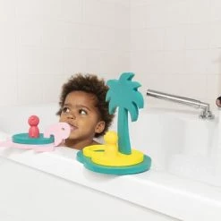Quutopia Foam Badspeelgoed Badpuzzel Treasure Island Met Schildpad - Cadeau Baby Jongen Meisje 1 Jaar | 2 Jaar | 3 Jaar | 4 Jaar -Aanbiedingen badspeelgoed Winkel 550x366 12