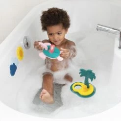 Quutopia Foam Badspeelgoed Badpuzzel Treasure Island Met Schildpad - Cadeau Baby Jongen Meisje 1 Jaar | 2 Jaar | 3 Jaar | 4 Jaar -Aanbiedingen badspeelgoed Winkel 550x366 9