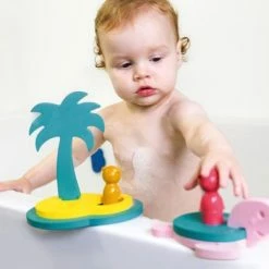 Quutopia Foam Badspeelgoed Badpuzzel Treasure Island Met Schildpad - Cadeau Baby Jongen Meisje 1 Jaar | 2 Jaar | 3 Jaar | 4 Jaar -Aanbiedingen badspeelgoed Winkel 550x391 6