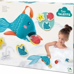 SES Tiny Talents - Badspeelgoed - Snack Vis - Inclusief 3 Foam Snacks