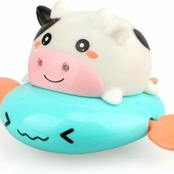 Simann Products Badspeelgoed Koe - Opwindbaar Bad/Zwembad Speelgoed - Kleur Blauw - Water Spuitende Koe - Baby En Peuter -Aanbiedingen badspeelgoed Winkel 550x405 4