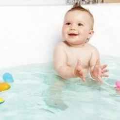 Merkloos Badnetje Voor Badspeelgoed - Netje Met Zuignapjes - Wit Opberg Net - Bad Opbergtas Voor Speelgoed - Universeel -Aanbiedingen badspeelgoed Winkel 550x409 3