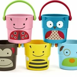 Skip Hop Zoo Stapelemmertjes Zoo Stack & Pour Buckets