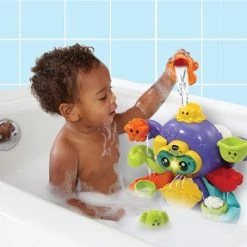 VTech Spetterpret Badoctopus - Badspeelgoed - Rustgevende Melodietjes - Gezonden Liedjes - 1 Tot 5 Jaar -Aanbiedingen badspeelgoed Winkel 550x414 1