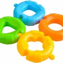 Ariko Badspeelgoed, Losse Dieren In Reddingsboei - Badeendje - Leeuw - Koe - Aap - Hond -Aanbiedingen badspeelgoed Winkel 550x414 3