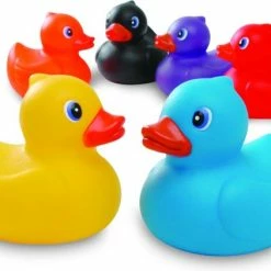 Eddy Toys Vrolijke Badeendjes - 6 Stuks In Koker