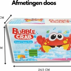 All-Goods Badspeelgoed -Muzikale Krab Met Muziekjes En Zeepbellen - Badspeeltjes - Baby Speelgoed Voor In Bad - -Aanbiedingen badspeelgoed Winkel 550x443