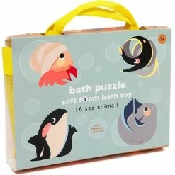 Petit Monkey - Zachte Badpuzzel Zee Dieren - Badspeelgoed - Geel - -Aanbiedingen badspeelgoed Winkel 550x446 4