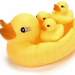 Elemental GOods 4 Stuks Badeendjes Set - Badkameraccessoireset - Drijvende Eendjes Voor Bad