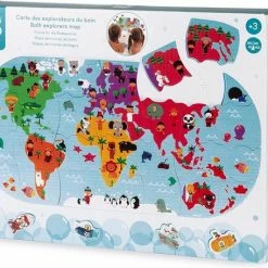 Janod - Badspeelgoed Wereldkaart -Aanbiedingen badspeelgoed Winkel 550x456