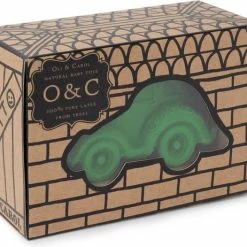 Oli & Carol - Badspeeltje Auto - Groen - Natuurlijk Rubber -Aanbiedingen badspeelgoed Winkel 550x462 3