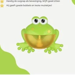 Simann Products Badspeelgoed - Bubbelmachine Voor Bad - Bubble Kikker - Bad Bellen Blaas Machine - Groen - Speelgoed Cadeau -Aanbiedingen badspeelgoed Winkel 550x463