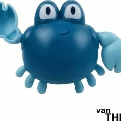 Van Theo® - Badspeeltje Krab - Opwindbaar Badspeelgoed - Speelgoed Voor In Bad - Blauw - Vanaf 1 Jaar