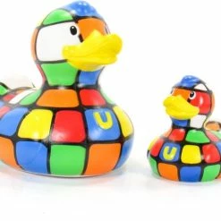 BUDDUCK.COM Luxury MINI 80s CUBE DUCK Van Bud Duck: Mooiste Design Badeend Ter Wereld -Aanbiedingen badspeelgoed Winkel 550x467 5