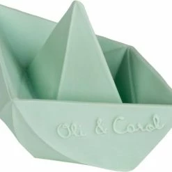 Oli & Carol - Origami Bootje Mint Groen -Aanbiedingen badspeelgoed Winkel 550x470 4