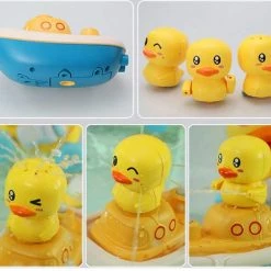 Simann Products Badspeelgoed - Baby En Peuter Speelgoed - Watersproei Roterende Boot Met 3 Eenden - Baby En Peuter - Jongens En Meisjes -Aanbiedingen badspeelgoed Winkel 550x483 5