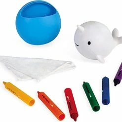 Janod - Janod Narwal Om Te Kleuren -Aanbiedingen badspeelgoed Winkel 550x484 4