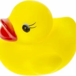 Merkloos 12x Badeend Geel Badspeelgoed 3 Cm - Speelgoed - Badspeeltjes - Badeendjes