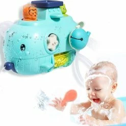 Merkloos Joyjoz Babybadspeelgoed, Draaiende Sproeiers, Badwaterspeelgoed Voor Peuters, Jongens 2 3 4 5 6 Jaar Oud, Onderwaterbadspeelgoed Voor Meisjes Jongensgeschenken, Met Mooie Nijlpaardaap Waterschep -Aanbiedingen badspeelgoed Winkel 550x516 4
