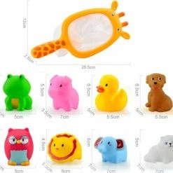 Allerion® Allerion Bad Squirt Speelgoed Set – 18-delig – Bath Squirters – Zeedieren – Inclusief Netjes En Opberg Tas -Aanbiedingen badspeelgoed Winkel 550x516 7