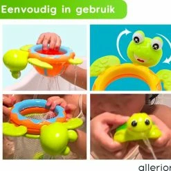 Allerion® Allerion Schildpadden Badspeelgoed Set – Vanaf 1 Jaar – Met 4 Rubberen Schildpadden -Aanbiedingen badspeelgoed Winkel 550x518 4