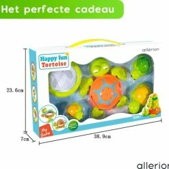 Allerion® Allerion Schildpadden Badspeelgoed Set – Vanaf 1 Jaar – Met 4 Rubberen Schildpadden -Aanbiedingen badspeelgoed Winkel 550x518 5