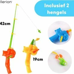 Allerion® Allerion Bad Vishengel Set – 34-delig – Badspeelgoed - Visjes Met Magneten -Aanbiedingen badspeelgoed Winkel 550x519 1