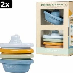 Rubo Toys 2x Little Dutch 4 Bad Bootjes Set Blauw