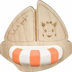 Sophie De Giraf - So Pure - Badbootje - Rubber En Hout