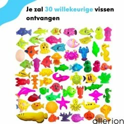 Allerion® Allerion Bad Vishengel Set – 34-delig – Badspeelgoed - Visjes Met Magneten -Aanbiedingen badspeelgoed Winkel 550x536 2