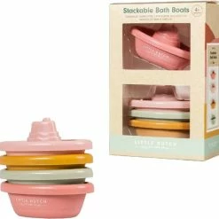 Little Dutch 4 Bad Bootjes Set Roze - Meerkleurig