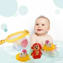 Ariko Badspeelgoed, Losse Dieren In Reddingsboei - Badeendje - Leeuw - Koe - Aap - Hond -Aanbiedingen badspeelgoed Winkel 550x539 8