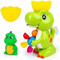 Allerion® Allerion Bewegend Badspeelgoed Dino – Vanaf 1 Jaar – Dinosaurussen – Met Zuignappen