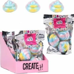 Create It! Bruisballen Eenhoorn Pooh 3 Stuks