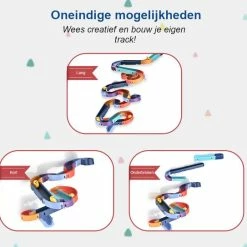 SlideWay Toys® Glijbaan - 66-delige Speelset - Badspeeltjes & Badspeelgoed - Watertafel Knikkerbaan & Waterbaan - Vanaf 3 Jaar - Jongen En Meisje Waterspeelgoed - Cadeau En Kado Tip Kinderen -Aanbiedingen badspeelgoed Winkel 550x543 6