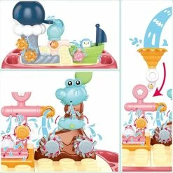 Happyshopper Badspeelgoed Waterpark Met Schip En Waterrad - Badspeeltjes - Badspeelgoed Peute -Aanbiedingen badspeelgoed Winkel 550x549 3