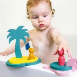 Quutopia Foam Badspeelgoed Badpuzzel Treasure Island Met Schildpad - Cadeau Baby Jongen Meisje 1 Jaar | 2 Jaar | 3 Jaar | 4 Jaar -Aanbiedingen badspeelgoed Winkel 550x550 120